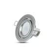 V-TAC Led GU10 Spot Keret Kerek Ezüstszürke - 3647