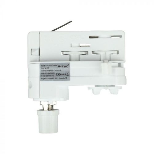 V-TAC 4 Sínvilágítás Adapter Fehér - 3659