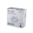 V-TAC négyzet alakú gipsz lámpatest - 3674