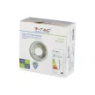 V-TAC Süllyeszthető GX53 LED spotlámpa  keret kör, fehér - 3675