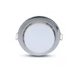 V-TAC Süllyeszthető GX53 LED spotlámpa  keret kör, króm - 3677