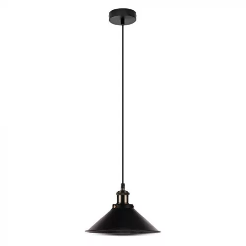V-TAC E27 fémházas függeszték - fekete - 3753