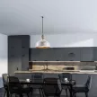 V-TAC E27 modern függeszték ф350 - fehér - 3765