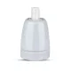 V-TAC E27 porcelán foglalat - szürke - 3800