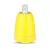 V-TAC E27 porcelán foglalat - sárga - 3801