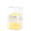 V-TAC E27 porcelán foglalat - sárga - 3801