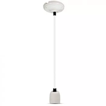 V-TAC E27 porcelán függeszték - fehér - 3803