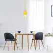 V-TAC E27 porcelán függeszték - sárga - 3809