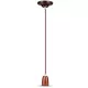 V-TAC E27 porcelán függeszték - barna - 3810