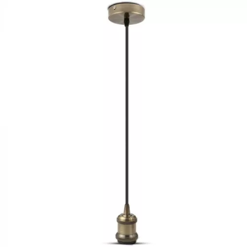 V-TAC E27 fém függeszték - bronz - 3843