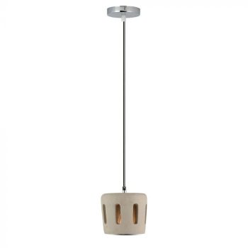 V-TAC E27 beton függeszték + lámpabúra 200/200mm - 3853