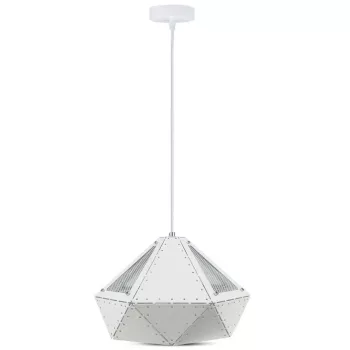   V-TAC Függeszték kerek gyémánt formájú - fehér - 310 x 180 mm - 3948