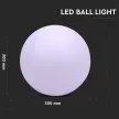 V-TAC LED Gömb formájú világítás RGB D30 x 29cm - 40161