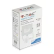 V-TAC 10W Mozgásérzékelős LED reflektor 100° 3000K fehér házas (Samsung Chip) - 433