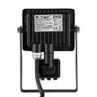 V-TAC 10W Mozgásérzékelős LED reflektor 100° 3000K fekete házas (Samsung Chip) - 436
