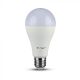 V-TAC LED lámpa E27 A65 17W 200° 3000K gömb - 4456