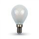 V-TAC Opál LED filament COG lámpa E14 P45 4W 6400K kisgömb - 44941