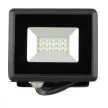 V-TAC 10W LED reflektor E-széria 110° zöld fényű, fekete házas - 5988