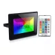 V-TAC 30W LED RGB reflektor infra távirányítóval 110° fekete házas - 5995