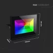 V-TAC 30W LED RGB reflektor infra távirányítóval 110° fekete házas - 5995