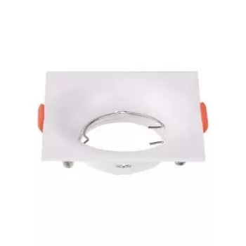   V-TAC Led GU10 Spot Keret négyzet beépíthető - fehér - 6634