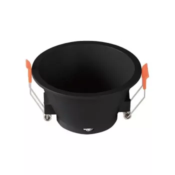   V-TAC Led GU10 Spot Keret kerek beépíthető - fekete - 6637