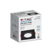 V-TAC Led GU10 Spot Keret csomag (2db) négyzet beépíthető - fekete - 6643