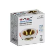 V-TAC Led GU10 Spot Keret kerek beépíthető - fehér + arany - 6648