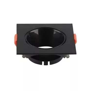 V-TAC Led GU10 Spot Keret négyzet beépíthető - fekete + fekete - 6652