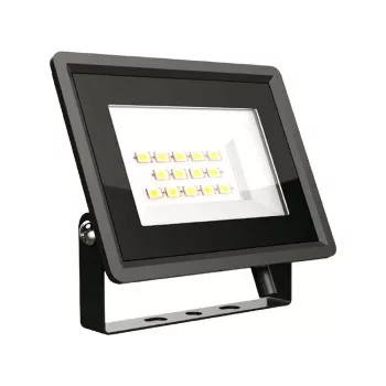   V-TAC 10W LED reflektor 100° 3000K fekete házas E széria - 6727