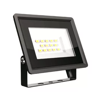   V-TAC 10W LED reflektor 100° 4000K fekete házas E széria - 6728