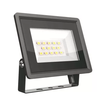   V-TAC 10W LED reflektor 100° 6400K fekete házas E széria - 6729