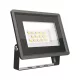 V-TAC 10W LED reflektor 100° 6400K fekete házas E széria - 6729