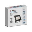 V-TAC 10W LED reflektor 100° 6400K fekete házas E széria - 6729