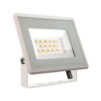   V-TAC 10W LED reflektor 100° 3000K fehér házas E széria - 6730