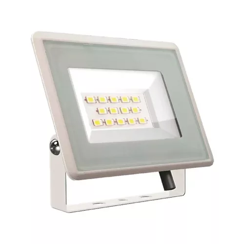 V-TAC 10W LED reflektor 100° 3000K fehér házas E széria - 6730