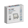 V-TAC 10W LED reflektor 100° 3000K fehér házas E széria - 6730