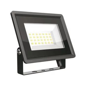   V-TAC 20W LED reflektor 100° 4000K fekete házas F széria - 6738