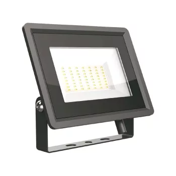   V-TAC 50W LED reflektor 100° 3000K fekete házas E széria - 6749