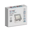 V-TAC 50W LED reflektor 100° 3000K fehér házas E széria - 6752