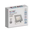 V-TAC 50W LED reflektor 100° 6400K fehér házas E széria - 6754