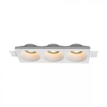 V-TAC 3 x GU10 Gipsz spot keret kör alakú -  6765