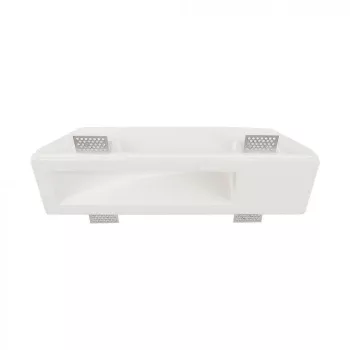 V-TAC GU10 Gipsz spot keret téglalap alakú - 6774