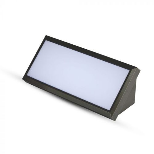 V-TAC 12W LED kültéri lámpa IP65 fekete színű 4000K - 6808