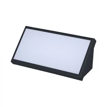   V-TAC 20W LED kültéri lámpa IP65 fekete színű 3000K - 6810