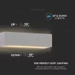 V-TAC 17W LED fali lámpa IP65 rozsda barna - 4000K - 6829