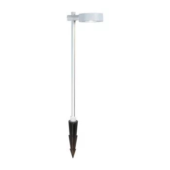   V-TAC LED 7W leszúrható kerti lámpa - IP65 - fehér - 3000K - 6836