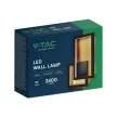 V-TAC 20W LED design fali lámpatest - fekete - 4000K - 6843