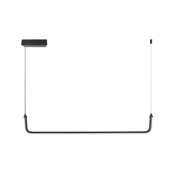 V-TAC 12W design függeszték - fekete - 4000K  - 6939