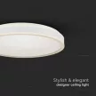V-TAC LED dizájn lámpatest kerek forma 18W 4000K - 6987
